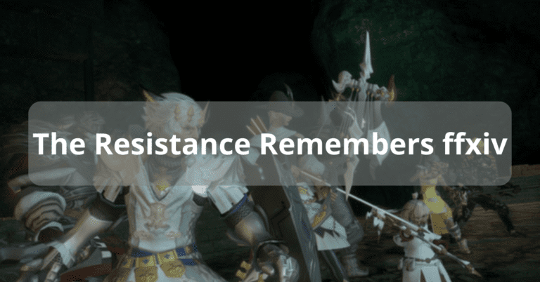 The Resistance Remembers ffxiv