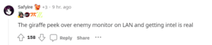 giraffe reddit comment
