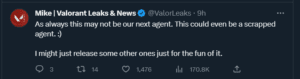valorant giraffe agent tweet