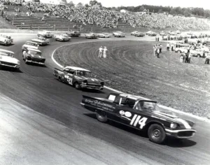 Nascar race from the 1950s