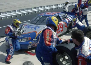pit crew nascar tires gasoline