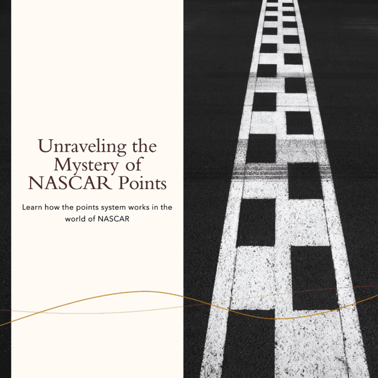 How do NASCAR points work?