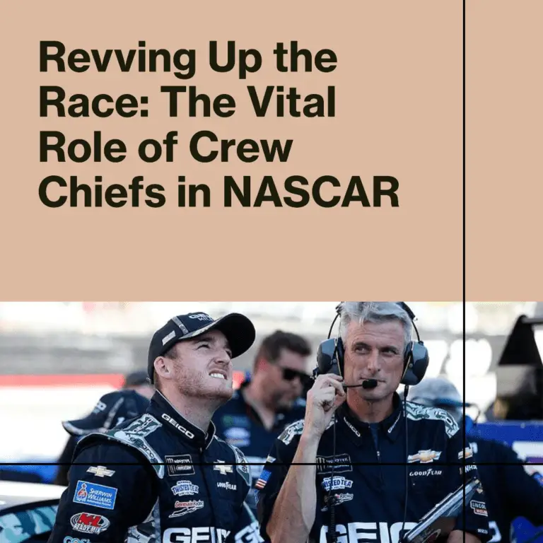 The role of crew chiefs in NASCAR